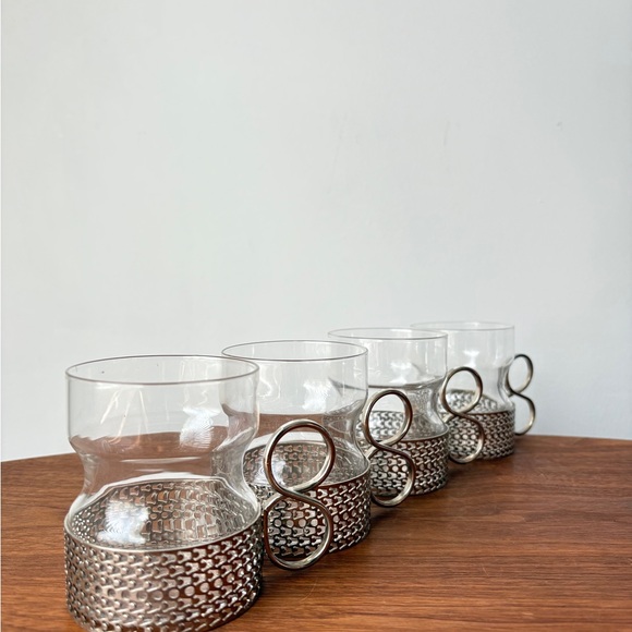 Iittala Tsaikka Finland Tea Glasses Timo Sarpaneva 1957 Mid Century Modern Cups - Picture 5 of 14